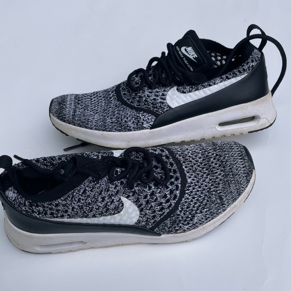 Women's Nike Air Max Thea Ultra Flyknit black and white